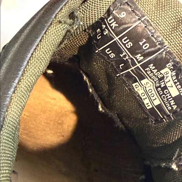 Dr Martens 8A17 Mens Black Leather Lace Up Casual Oxford Shoes SZ US 10 UK 9 - Picture 5 of 7